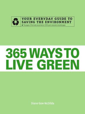 cover image of 365 Ways to Live Green